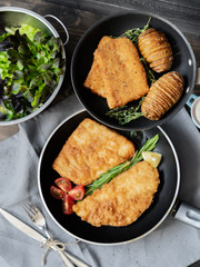  breaded fish serving example