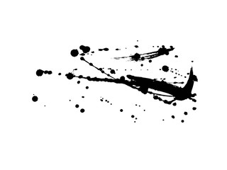Obraz premium texture water color.black ink texture japan.texture black ink watercolor brush.