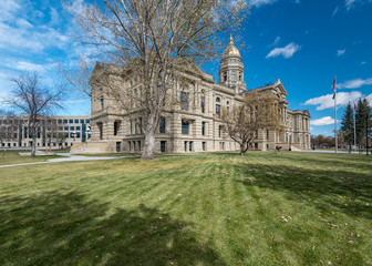 Fototapeta na wymiar Wyoming Capitol Building