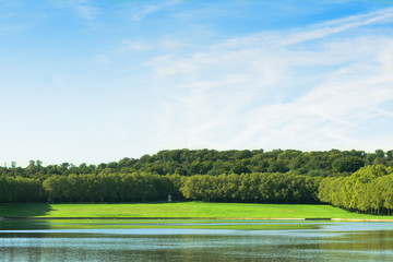 Forest and part of water in Versailles