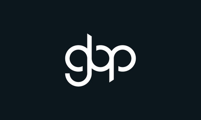 Minimalist line art abstract Letter GBP logo. This logo icon incorporate with three abstract circle in the creative way.