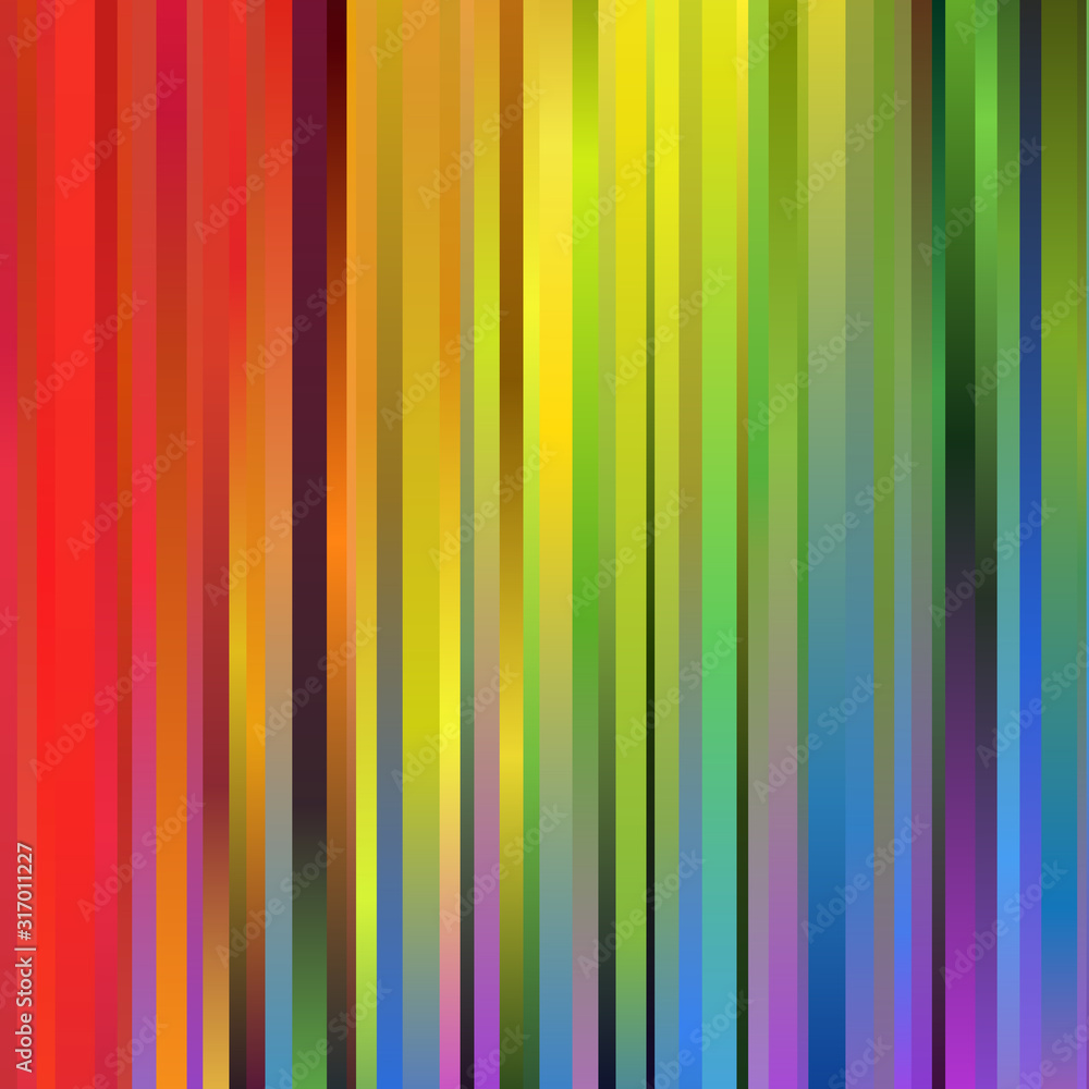 Poster rainbow spectrum background of blurred vertical stripes. abstract vector backdrop