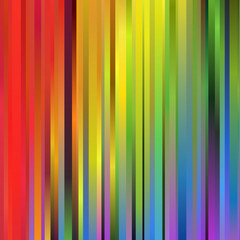 Rainbow spectrum background of blurred vertical stripes. Abstract vector backdrop