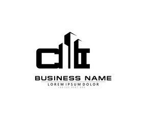 C I CI Initial building logo concept