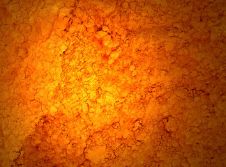 orange pottery clay in Portugal