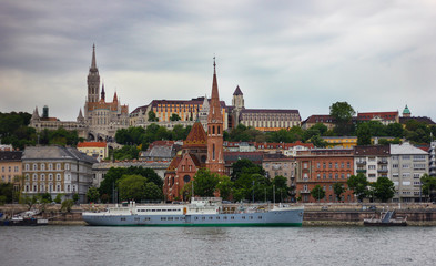 View on Budapest from Dunai river