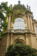 Vajdahunyad castle tower with window