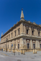 Fototapeta na wymiar Historic Archivo de Indias building in Sevilla, Spain
