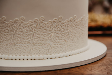 wedding dress cake bouquet ring 