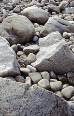 stones on the beach