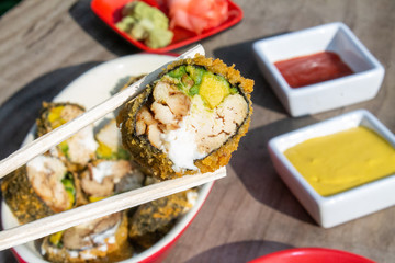 Sushi apanado
