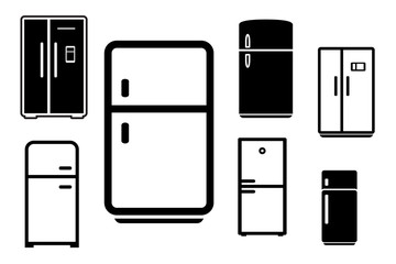 Fridge icon set