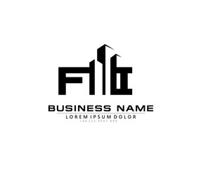 F I FI Initial building logo concept