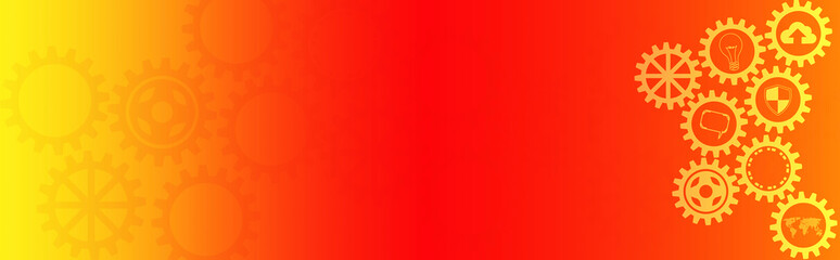 Cogs and gear wheel mechanisms Abstract background