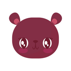 Cute bear cartoon vector design