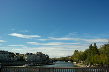 Naklejka na ściany i meble Bridge in Seine river