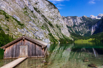 Fototapeta na wymiar Majestic Lakes - Königssee / Obersee
