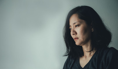 panic attacks alone young woman sad fear stressful depressed emotion.crying begging help.stop abusing domestic violence,person with health anxiety,people bad frustrated exhausted feeling down