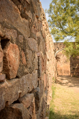 Naklejka premium Way To Old Abandoned Fort 