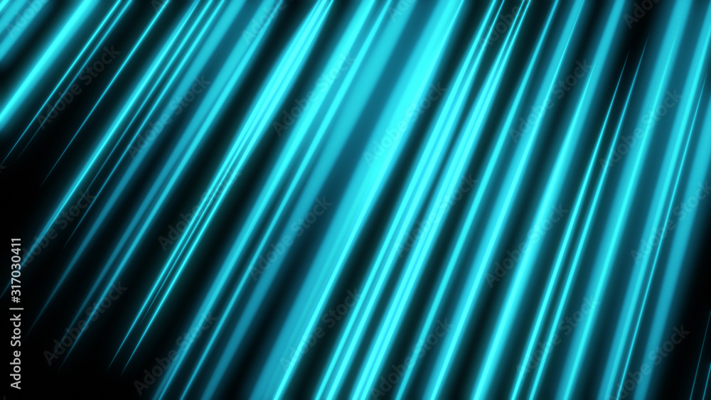 Wall mural abstract light wave background. bright luminous glowing lines. dynamic lights shape on dark backgrou