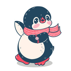  funny cartoon penguin