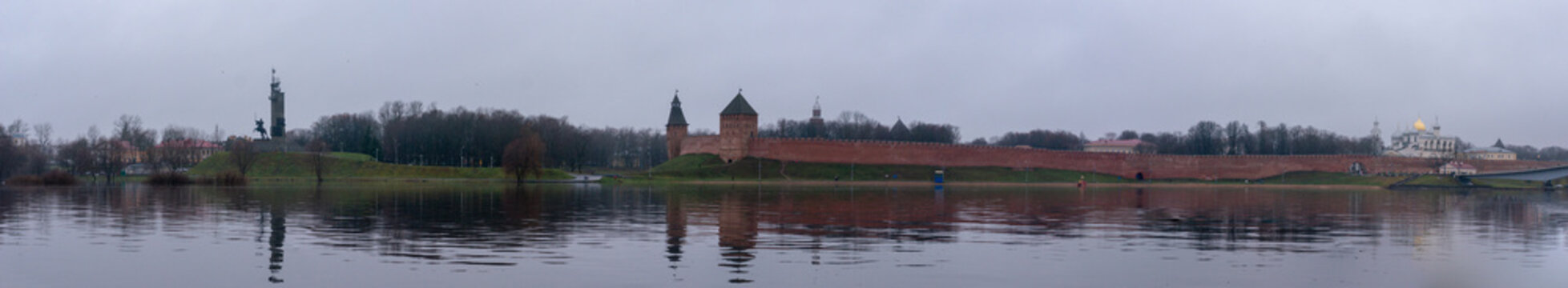 Veliky Novgorod Kremlin, Novgorod detinets night view