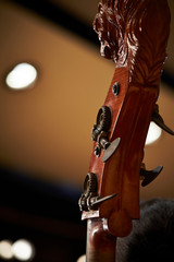 String instrument head close up