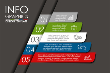 Infographic design template with place for your data. Vector illustration.