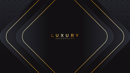 black abstract luxury metal background glitter and shiny, graphic design element decoration. For wallpaper, card, presentation, poster. Vector EPS 10.