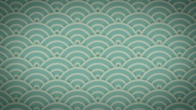 Abstract Japanese Patterns Ornaments Background Clip/ 4k animation of an abstract decorative background with japanese arts deco fishscale patterns seamless looping
