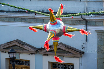 Mexican street decoration Oaxaca Mexico