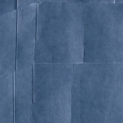 Fototapeta premium Blue vintage rough sheet of carton. Recycled environmentally friendly cardboard paper texture. Simple minimalist papercraft background.