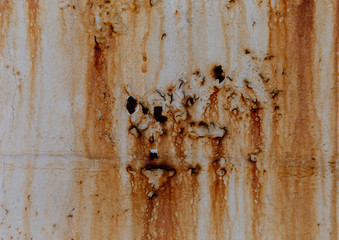  Old iron sheet that rusted