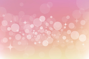 ピンクのグラデーションのキラキラした背景