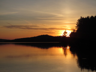 sunset algonquin park