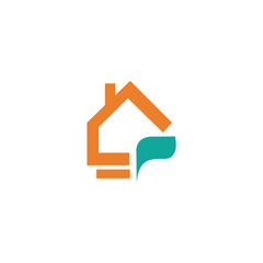 House icon real estate graphic design template vector