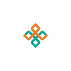 Community logo design template vector isolated illustration