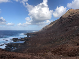 The coast of La Isleta