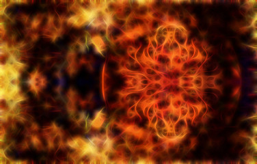 abstract background with ornamental fractal structure.