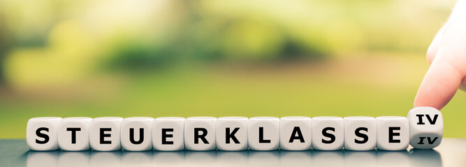Symbol für die Aufteilung der Steuerklassen nach Eheschließung.