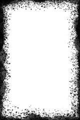 frame of black and white sketches.