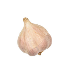 garlic isolated on white background