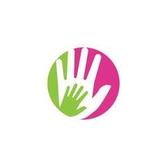 Hand Care Logo Template vector icon Business