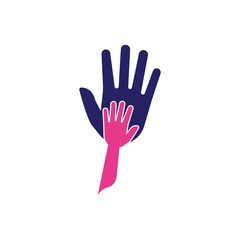 Hand Care Logo Template vector icon Business