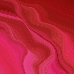 square graphic with waves. modern waves background design with firebrick, moderate pink and crimson color