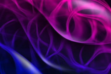 Obraz premium Colorful abstract wavy background with soft light.