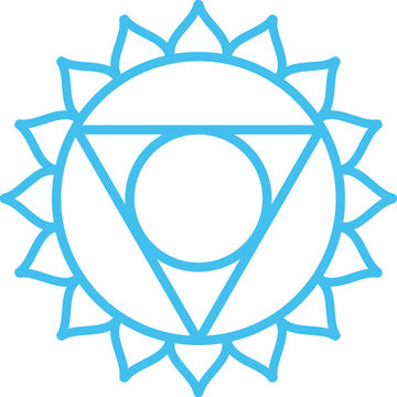 Chakra Vishuddha | Halschakra | blau