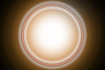 Fondo de destello circular naranja de luz blanca.