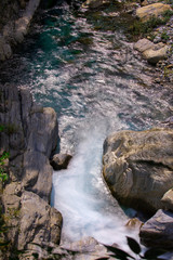 Waterfall in Taroko Scenic Area, Hualien, Taiwan