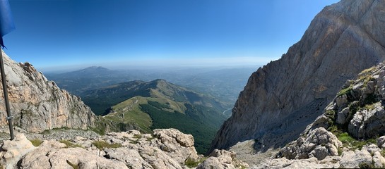 Foto fatta durante la scalata del Gran Sasso